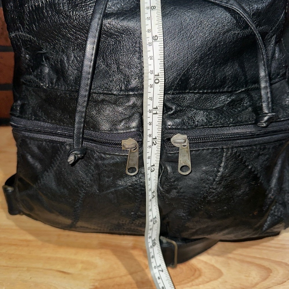 Vintage 80’s/90’s patchwork Backpack - Picture 3 of 10
